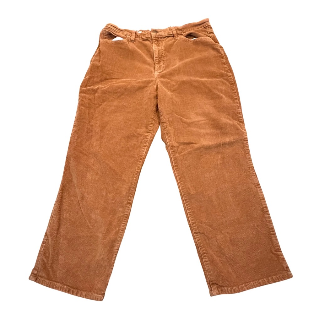 Universal Thread Vintage Straight Corduroy Pants Brown Cognac Size 14/32R Womens